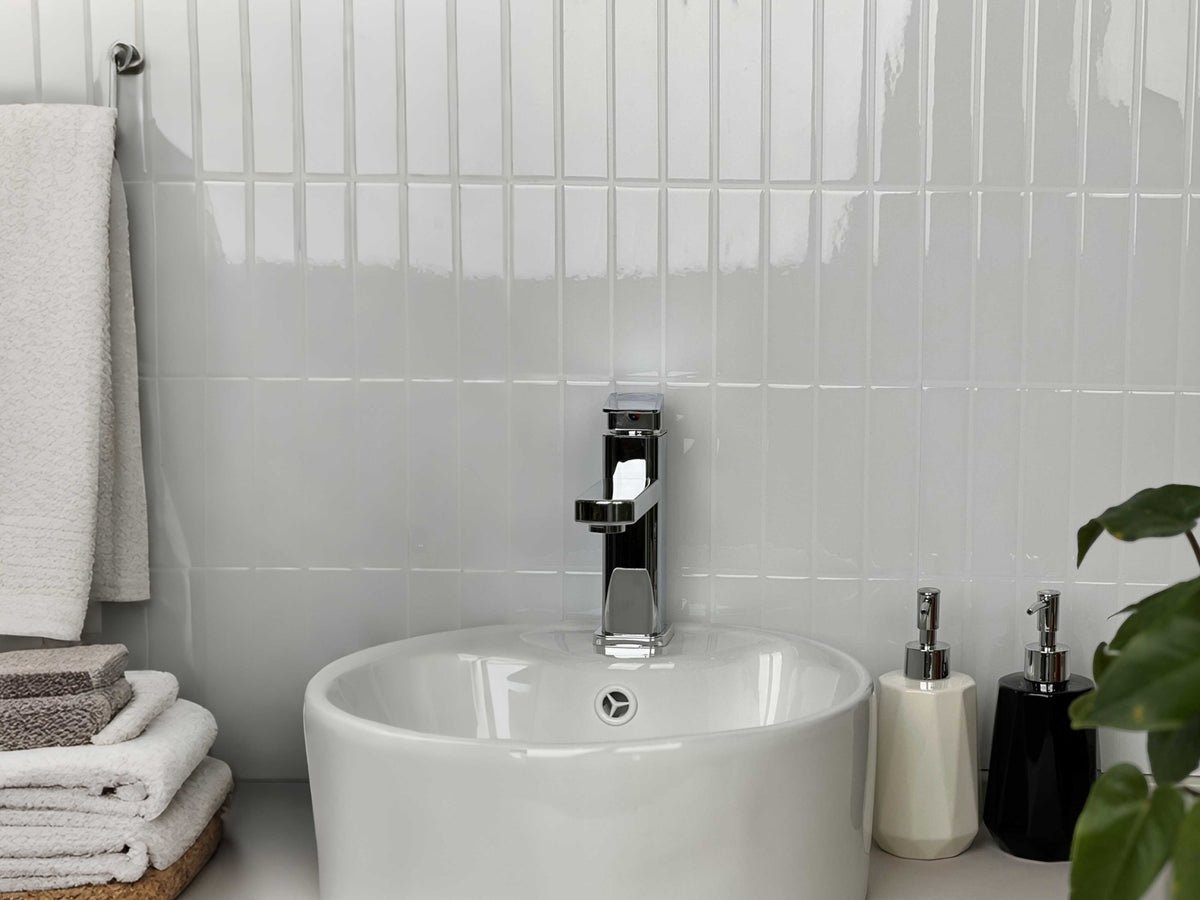 Stickwoll Tiles modelo Snowy Ceramic