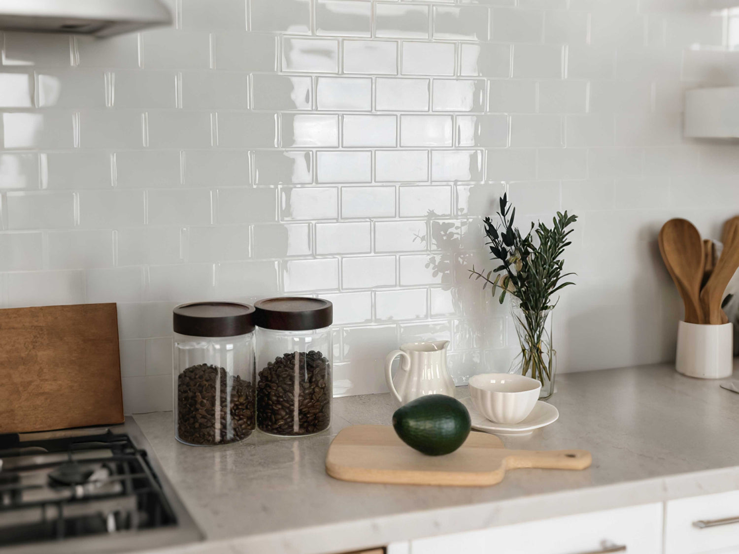 Transform Your Kitchen with white subway Peel and Stick Tiles