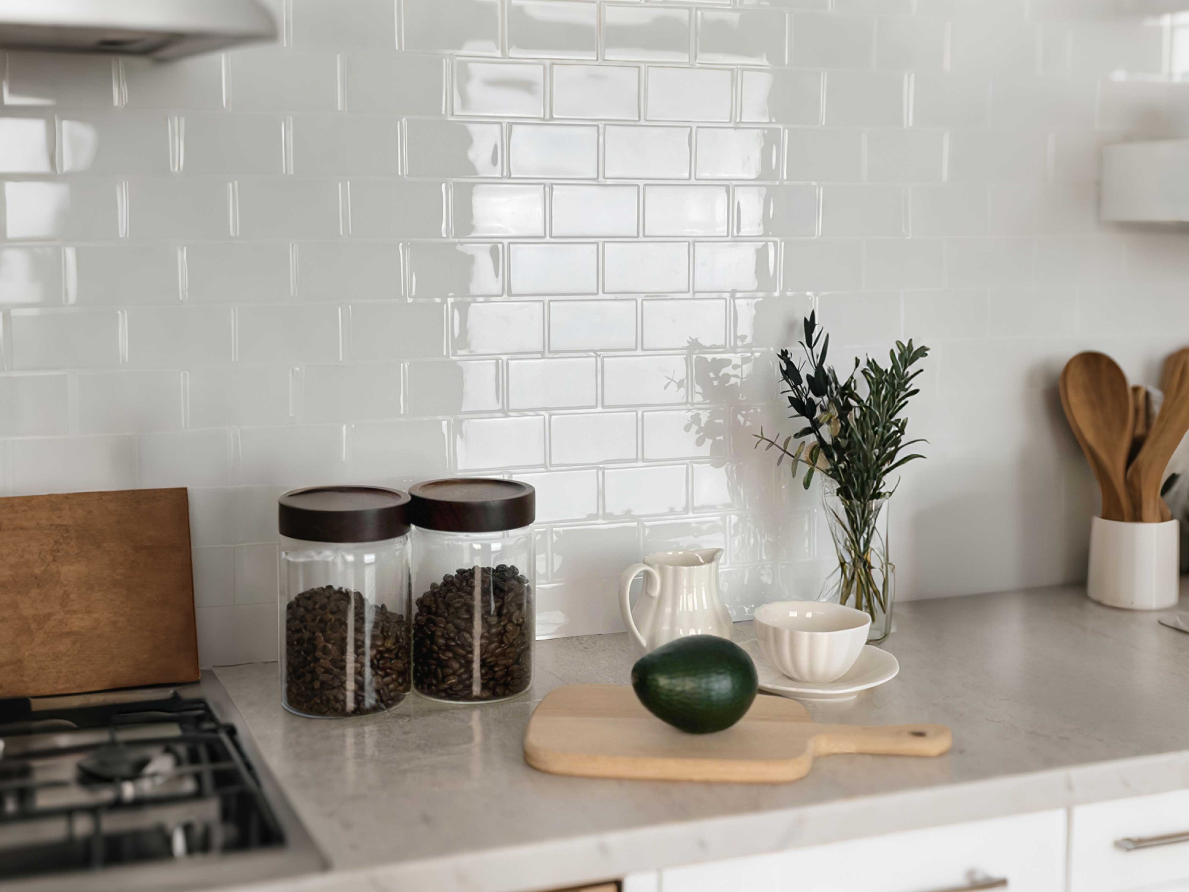 Transform Your Kitchen with white subway Peel and Stick Tiles