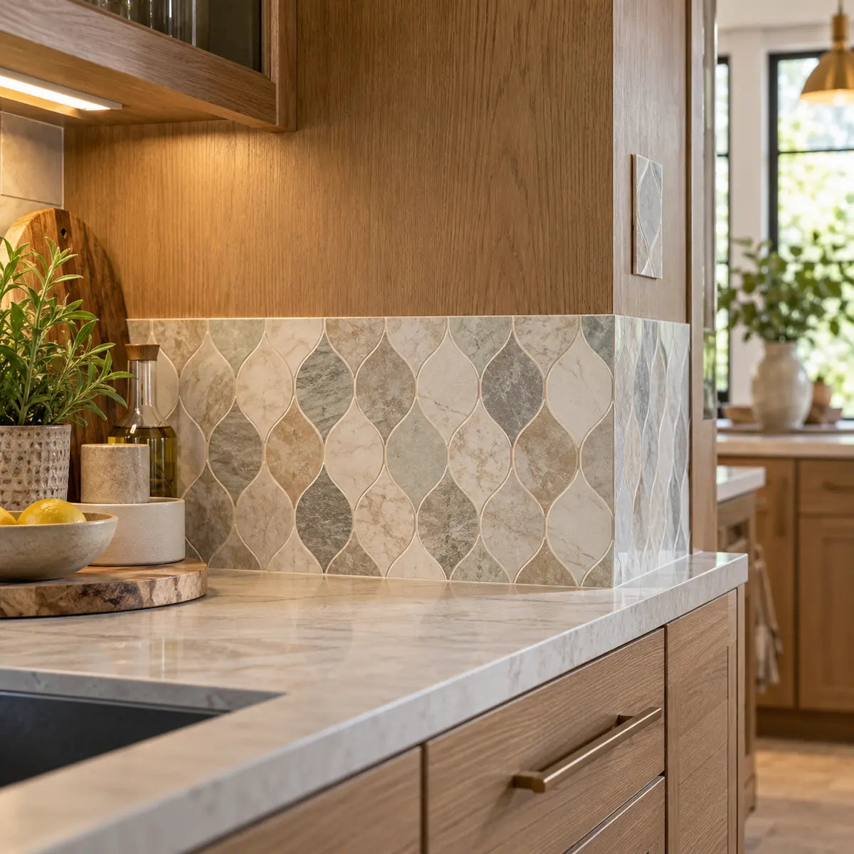 Peel-and-Stick Tile Over Wood Veneer: Test First
