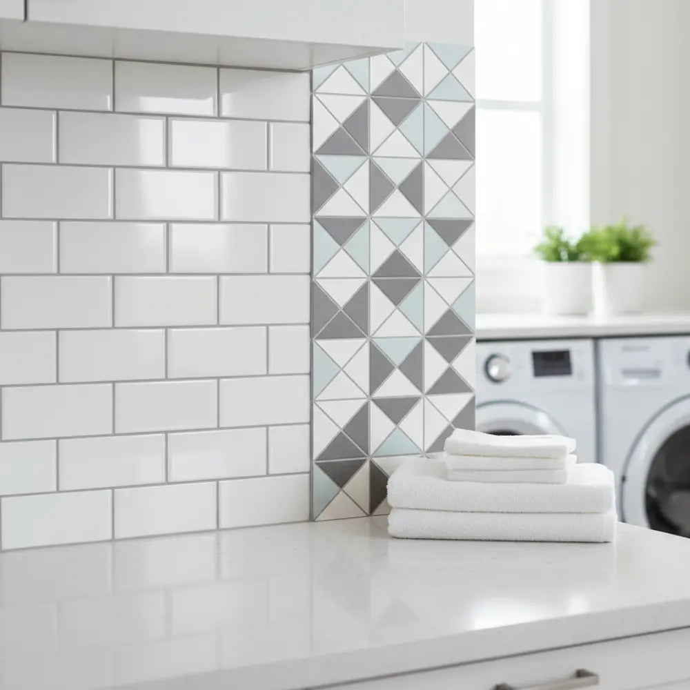 Peel and Stick Tiles vs Ceramic Tiles: Best for Laundry Rooms?