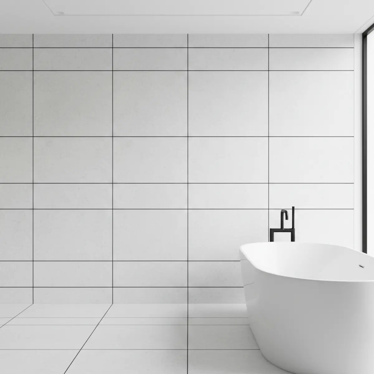 White Tiles with Black Grout: 2025 Design Guide