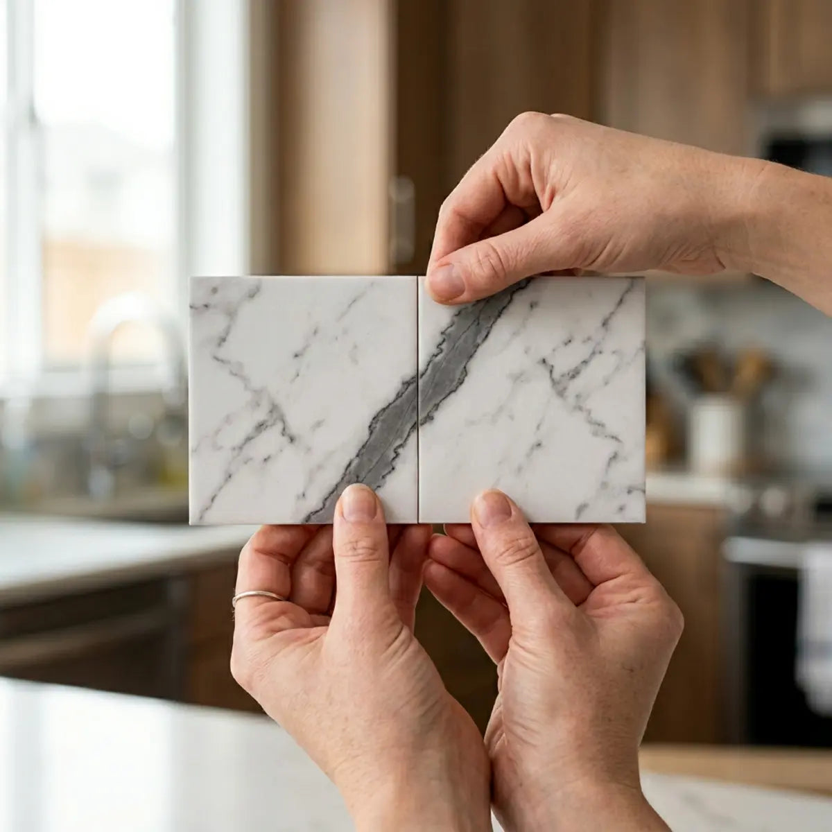 We Tested Vein Alignment: Faux Marble Tile Guide