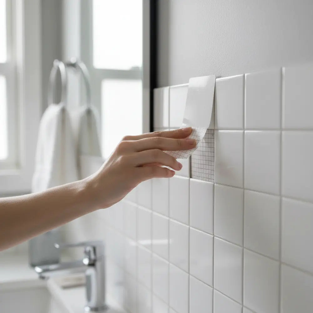 Einfacher DIY-Leitfaden: Peel-and-Stick-Badfliesen installieren-Stickwoll