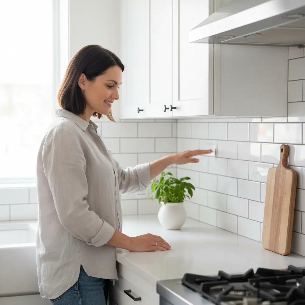 Renter Kitchen Backsplash Guide: Permission, Layout and Removal — illustrative setting