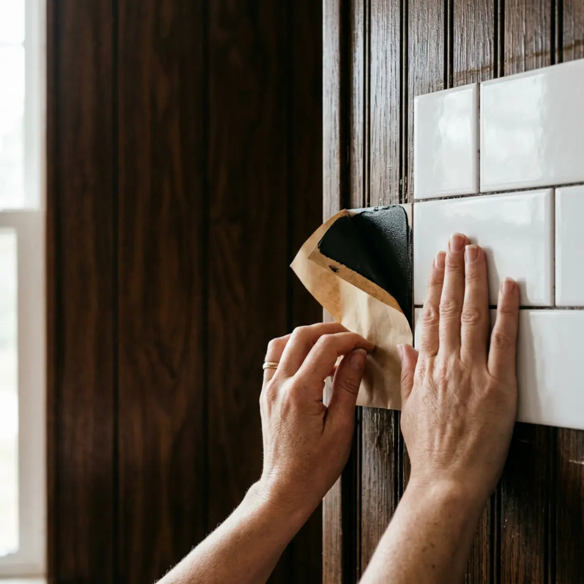 We Tested 1970s Paneling: Peel-and-Stick Tile Guide