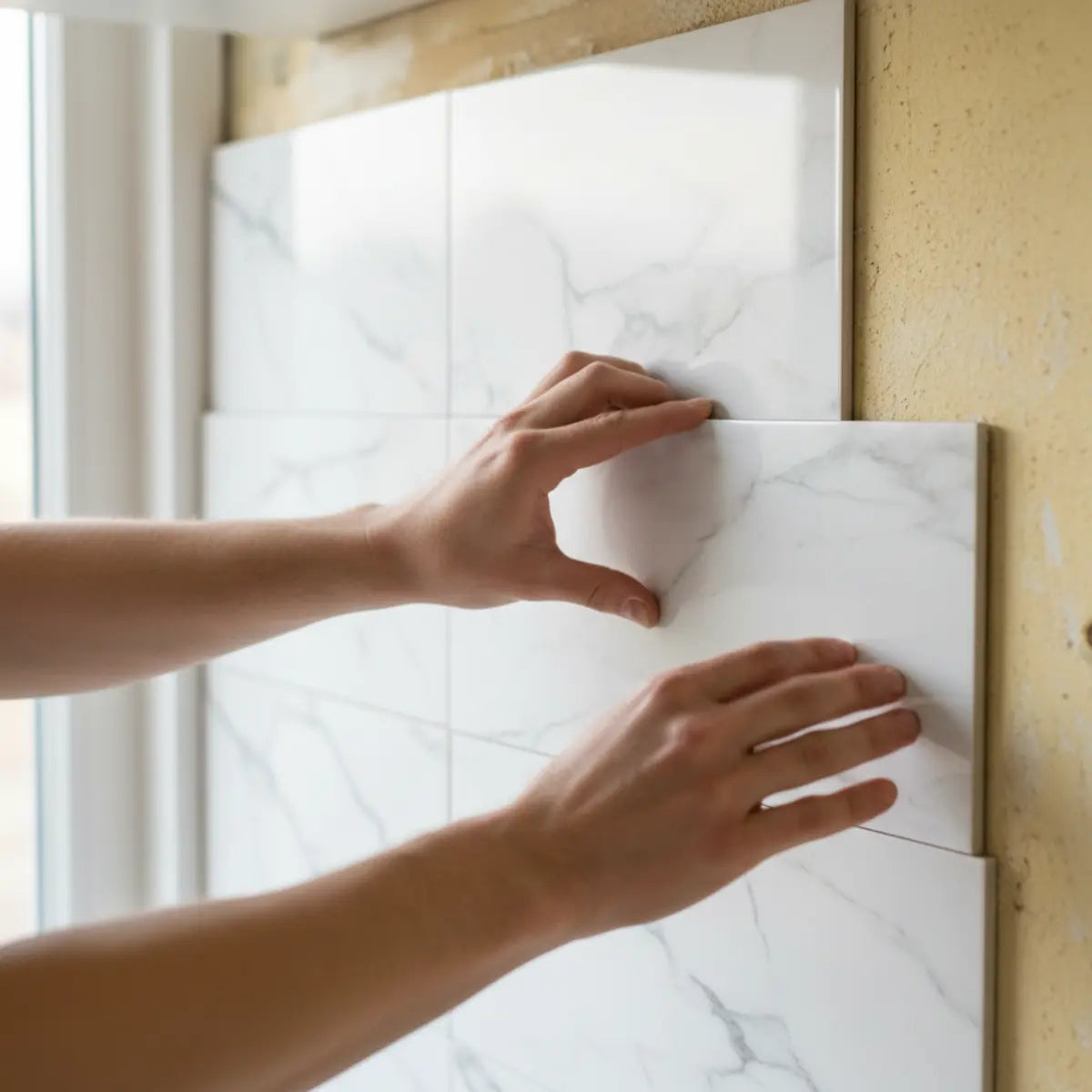DIY facile à la maison avec des carreaux peel and stick