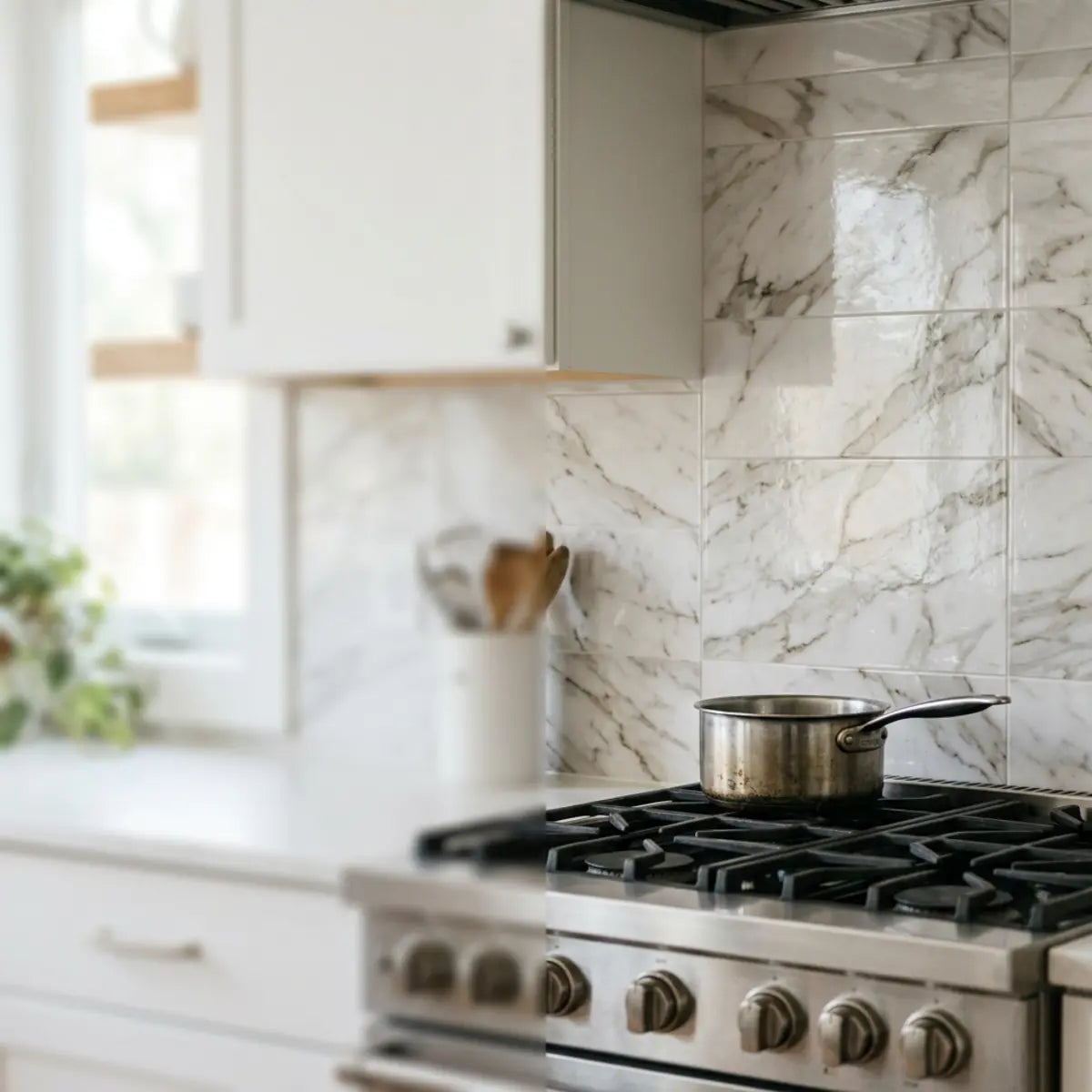 We Tested Grease-Safe Ways to Clean Peel-and-Stick Tile