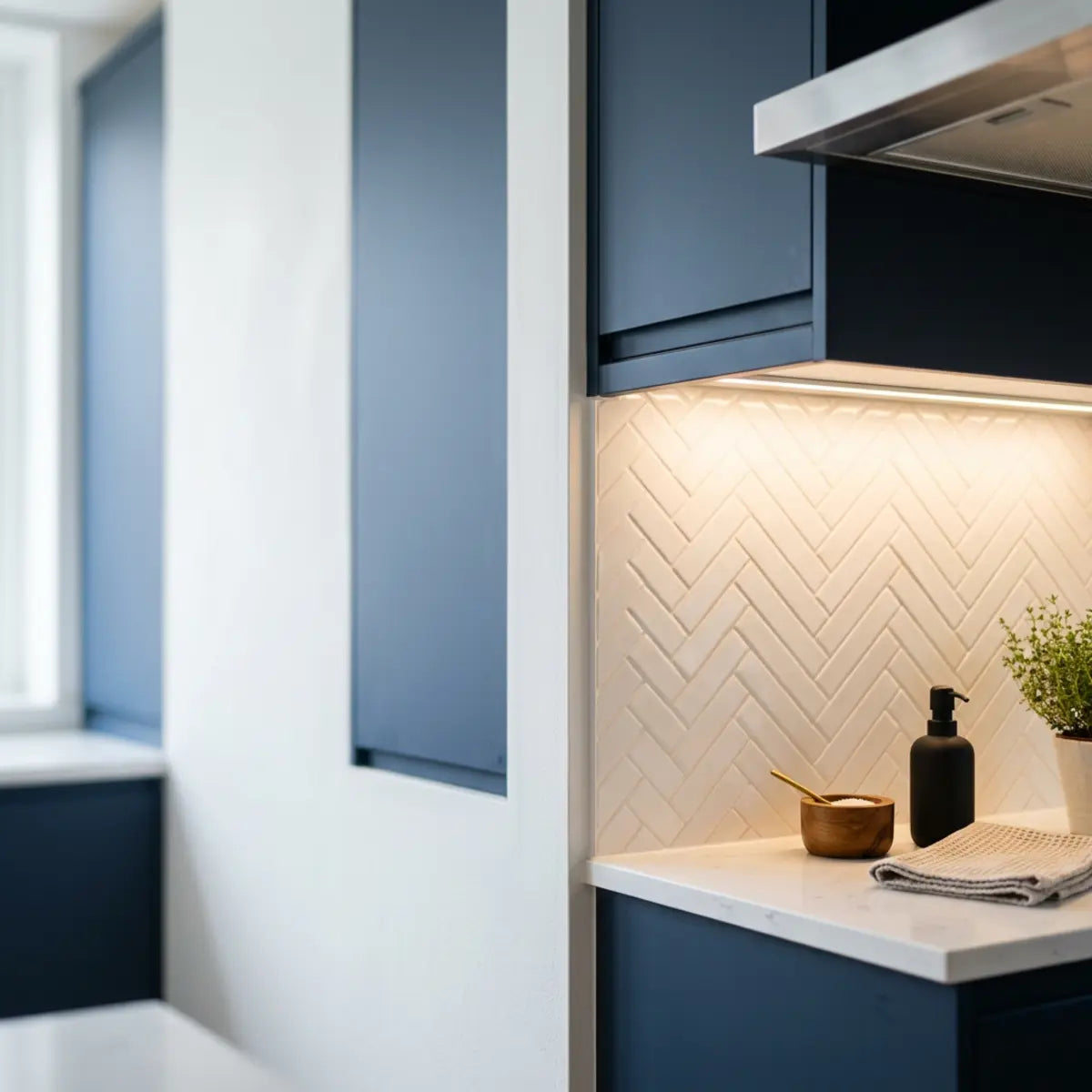 We Tested the Cleanest Way to Hide LED Wires Behind Tile