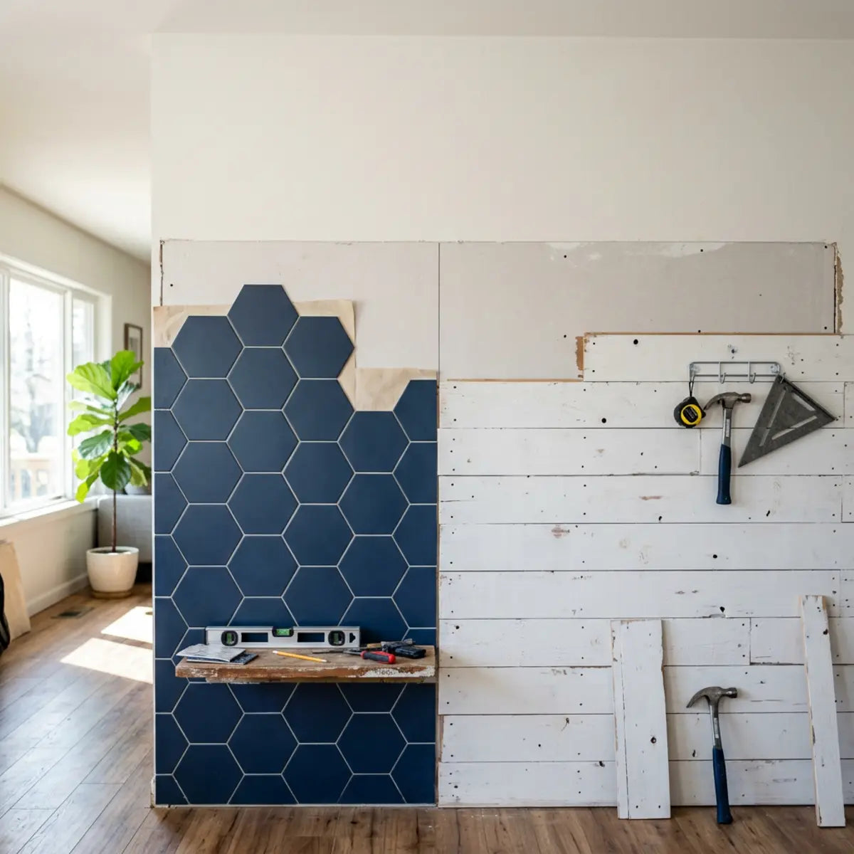 We Tested Peel and Stick Tile vs Shiplap: The Real DIY Winner