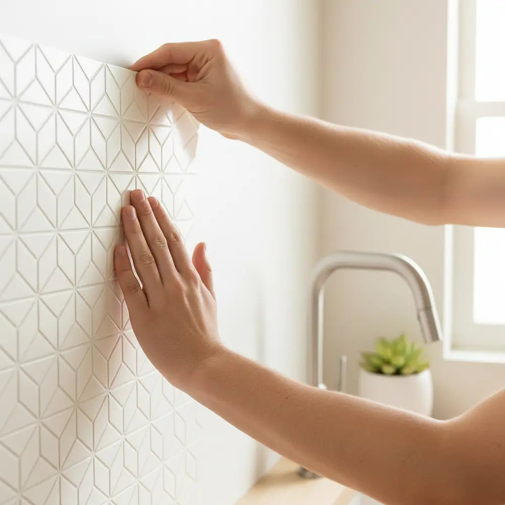 DIY Peel and Stick Backsplash Guide for Renters