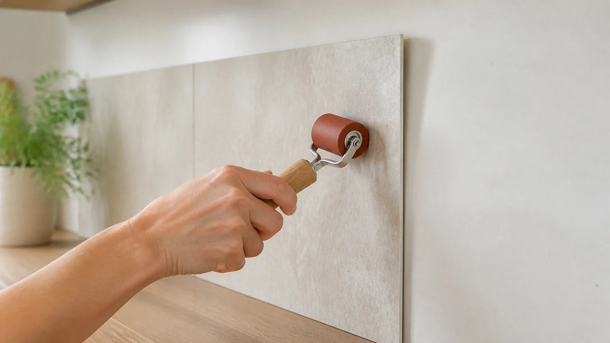 We Pressure-Tested J-Rollers on Peel-and-Stick Tile