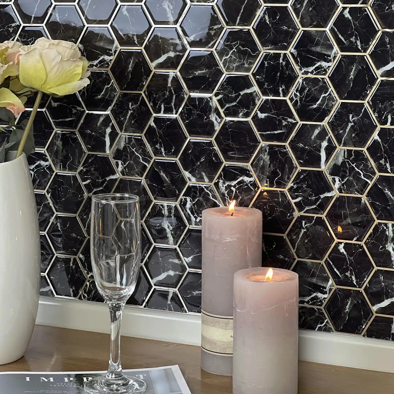 Stickwoll Alloy Marble Hex -Stickwoll