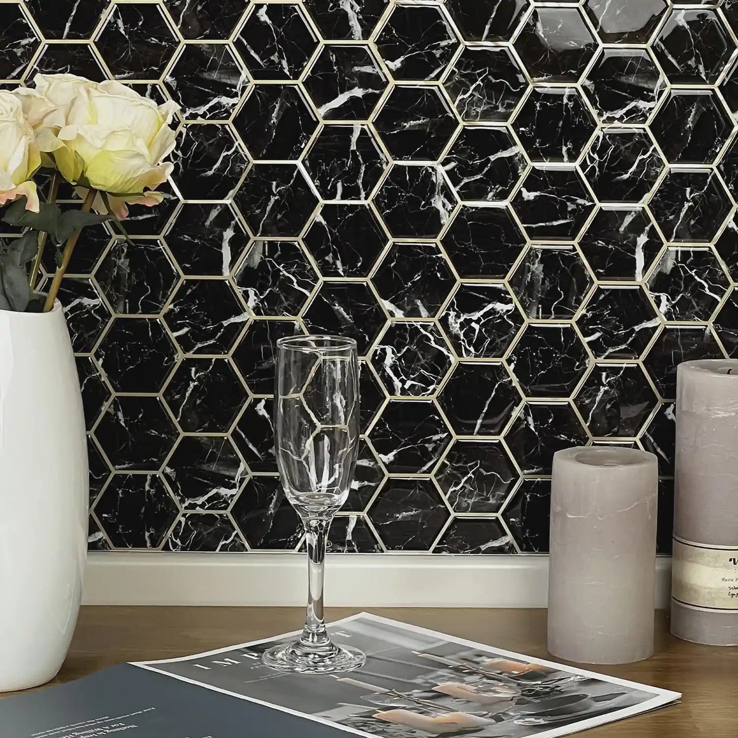 Stickwoll Alloy Marble Hex -Stickwoll