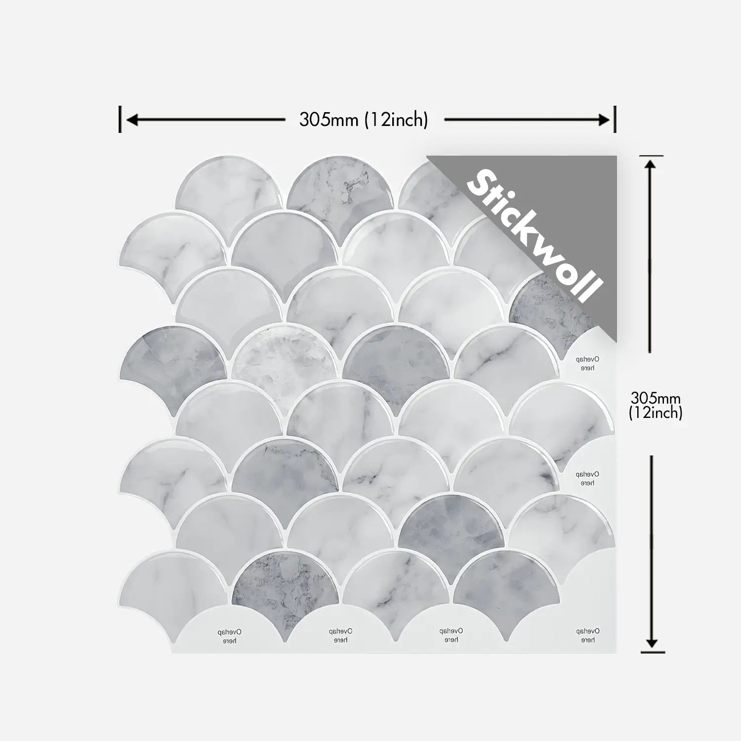 Stickwoll Marble Fishbone -Stickwoll