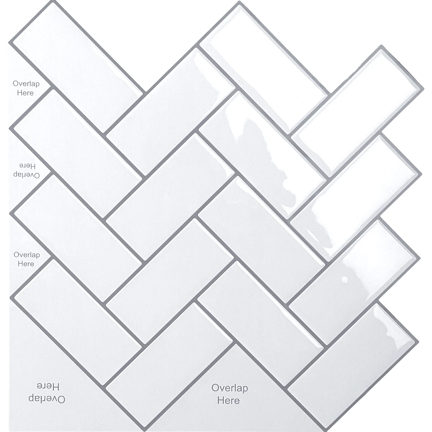 Stickwoll Silver Stripes Herringbone -Stickwoll