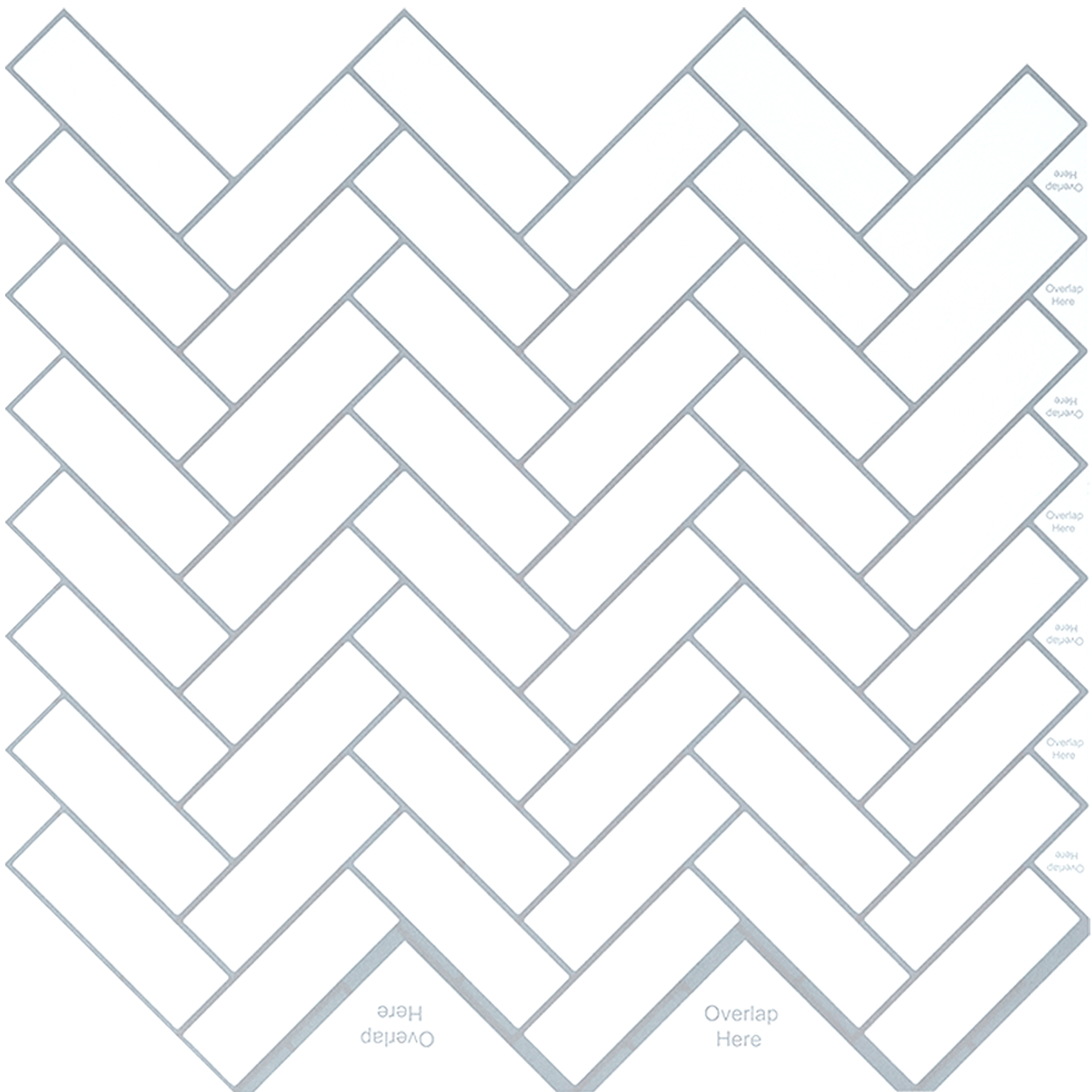 Stickwoll Blanco Chevron -Stickwoll