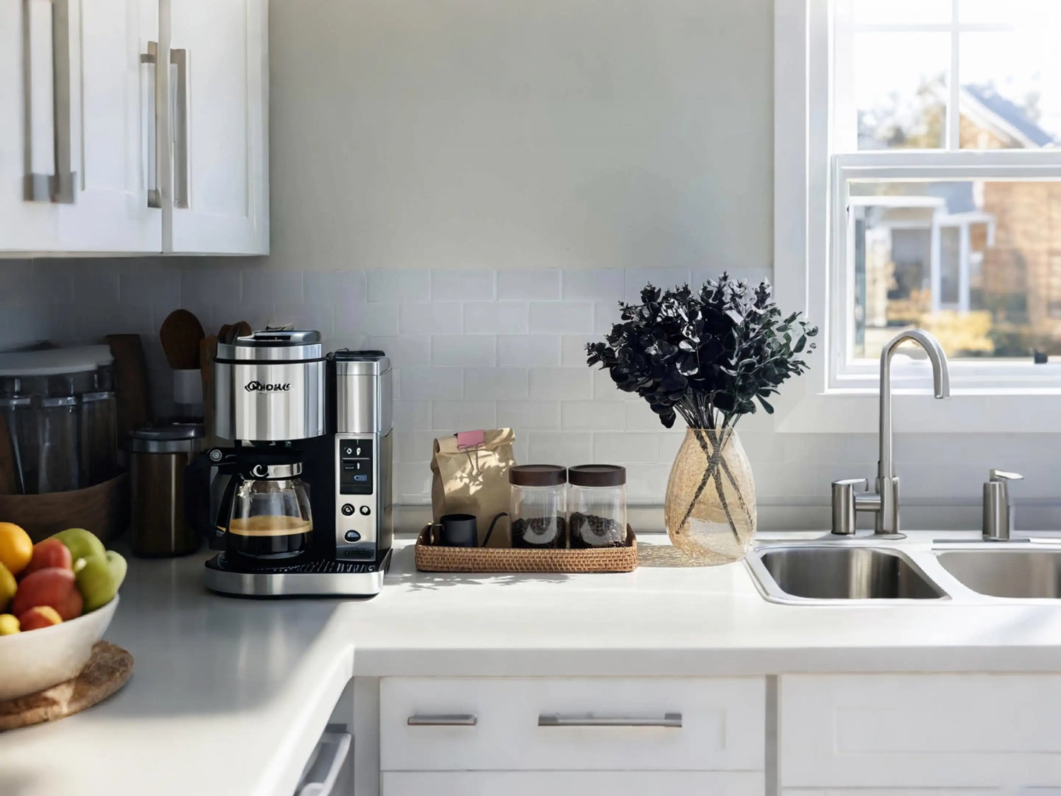 Stickwoll Tiles white style of kitchen