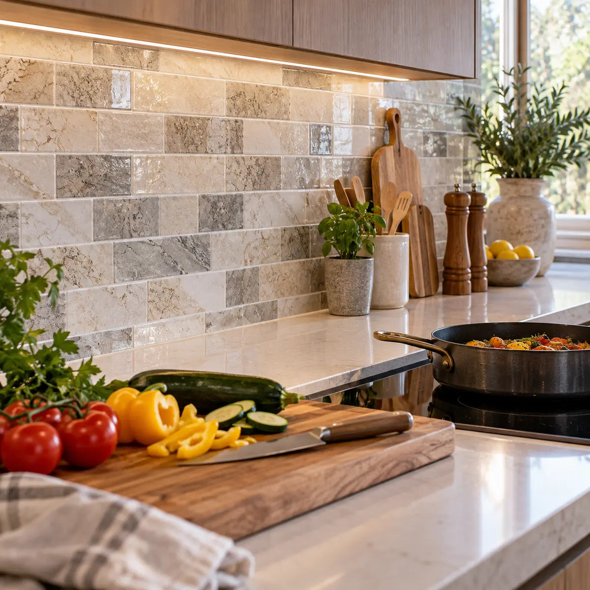 Can Peel-and-Stick Tile Go on Countertops?