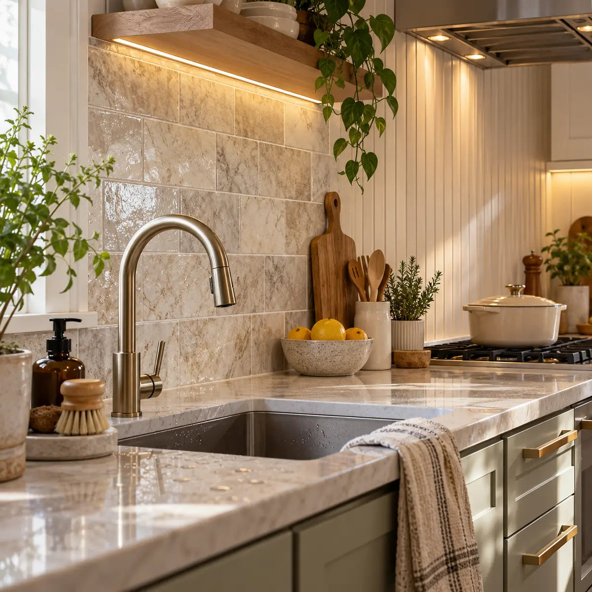 Peel-and-Stick Tile vs. Beadboard: Moisture & Cleaning