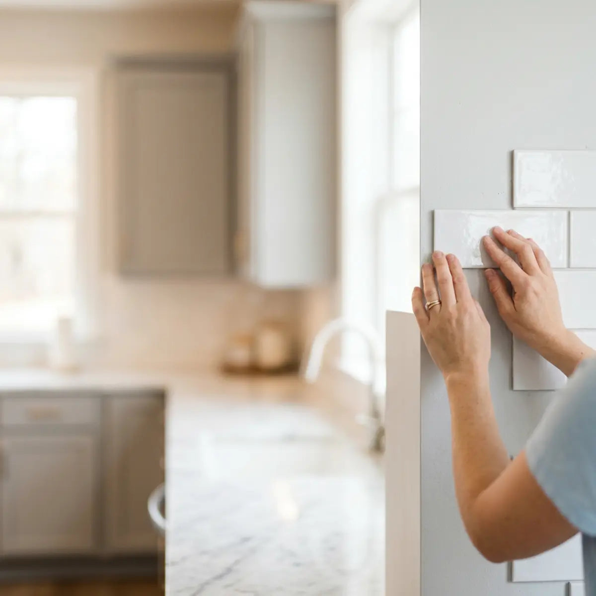 We Compared Backsplash Mess: Peel-and-Stick vs Epoxy