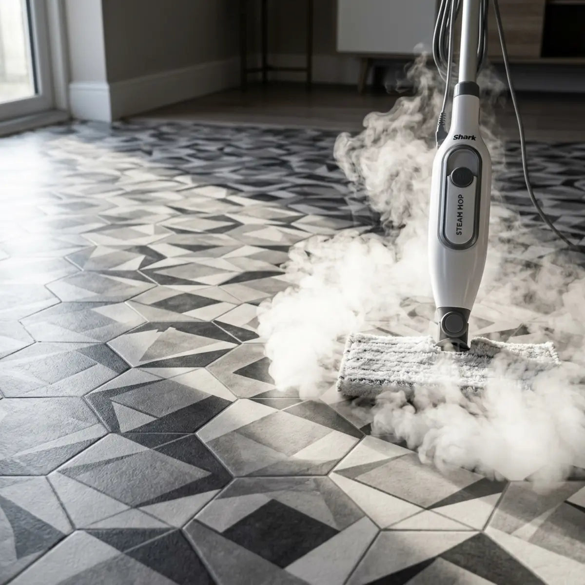 We Tested Steam Mops on Peel-and-Stick Tile