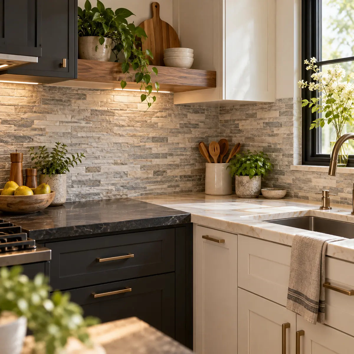 How to Match a Backsplash Across Two Countertops