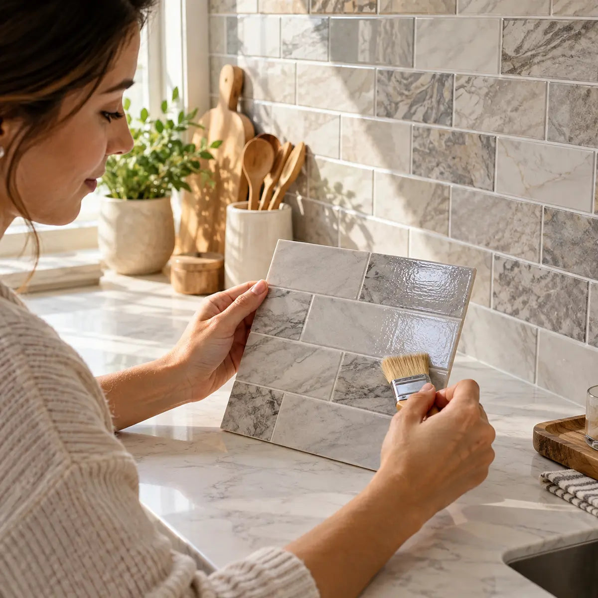 Should You Seal Peel-and-Stick Tile With Clear Coat?