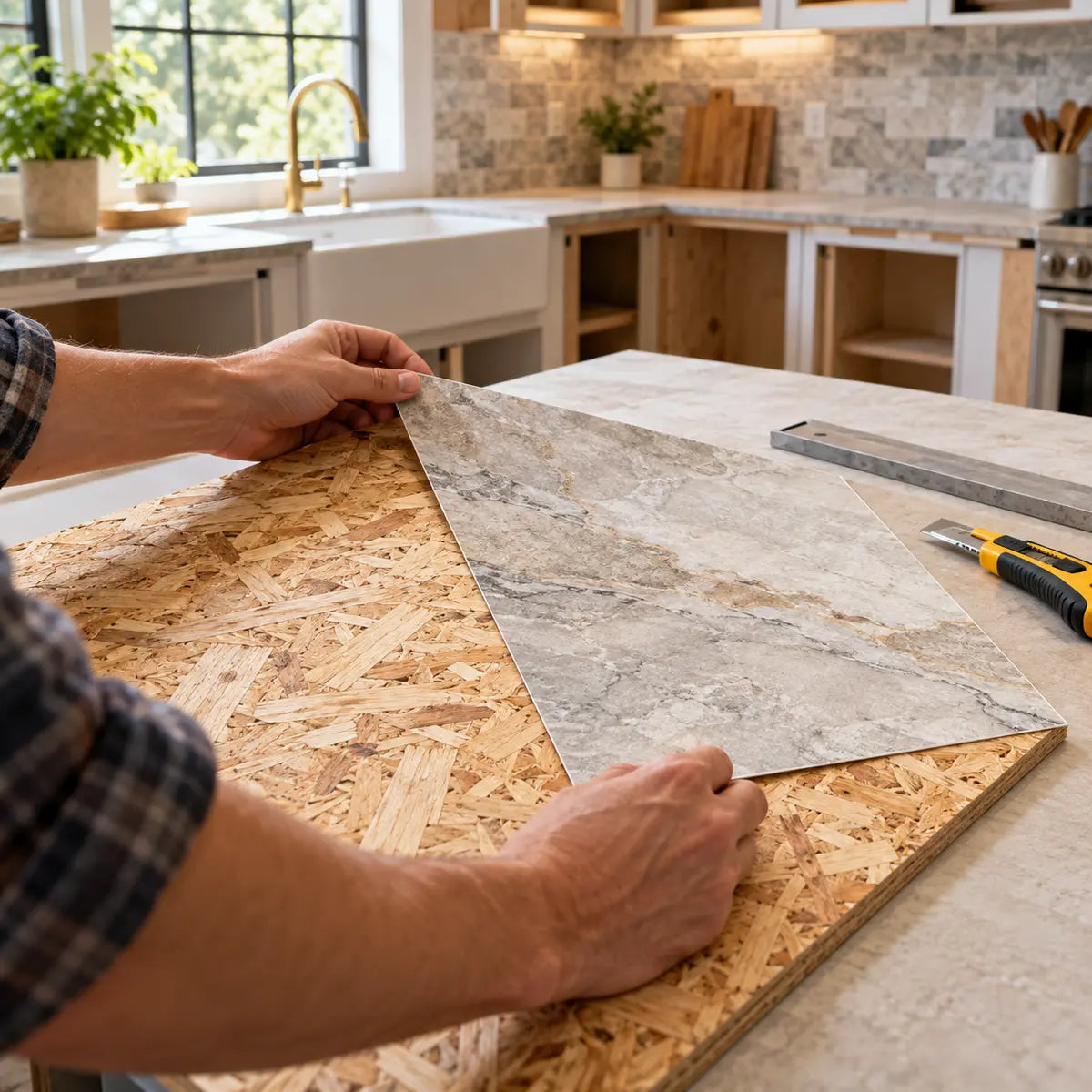 Can Peel-and-Stick Tile Go Over OSB?