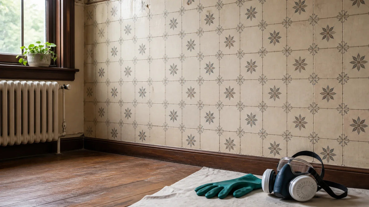 We Assessed Peel-and-Stick Over Asbestos Wall Tile