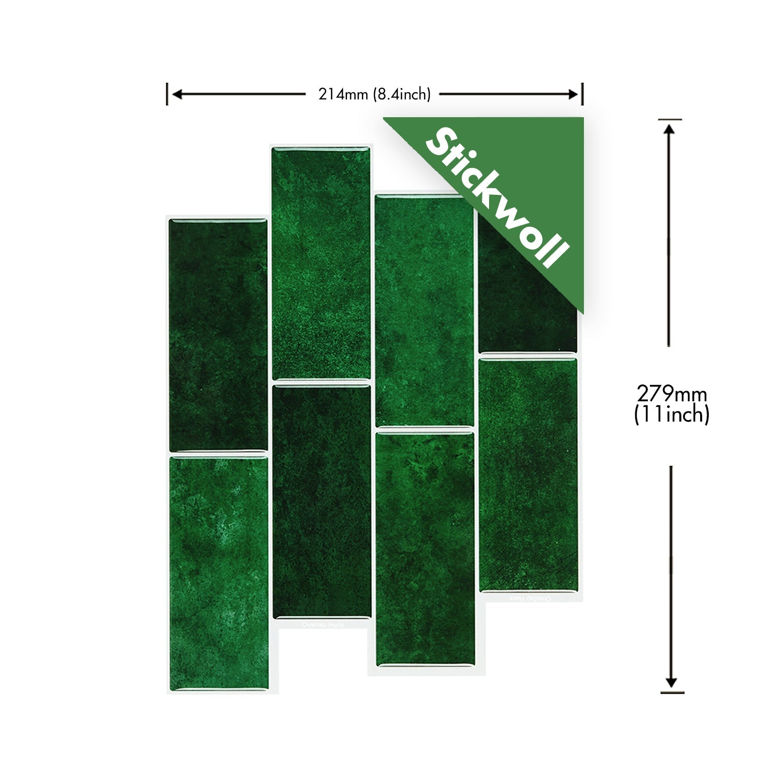 Stickwoll Leafy Dreams Peel and Stick Tiles