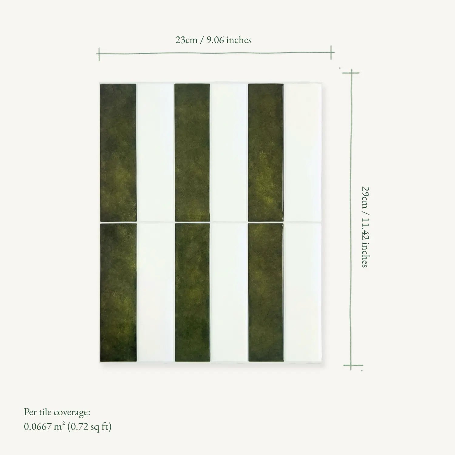Stickwoll Olive Lines™ -Stickwoll