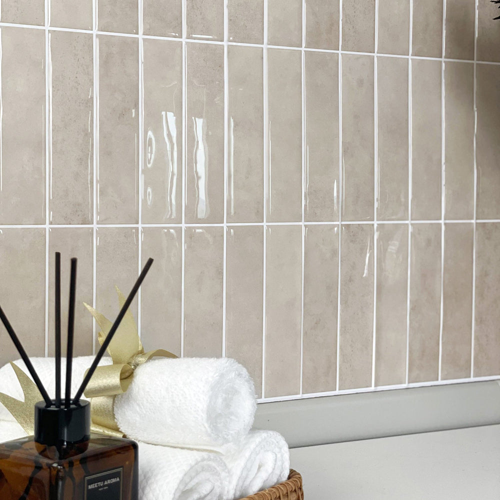 Almond Elixir Peel & Stick Tiles for Kitchen Wall Backsplash