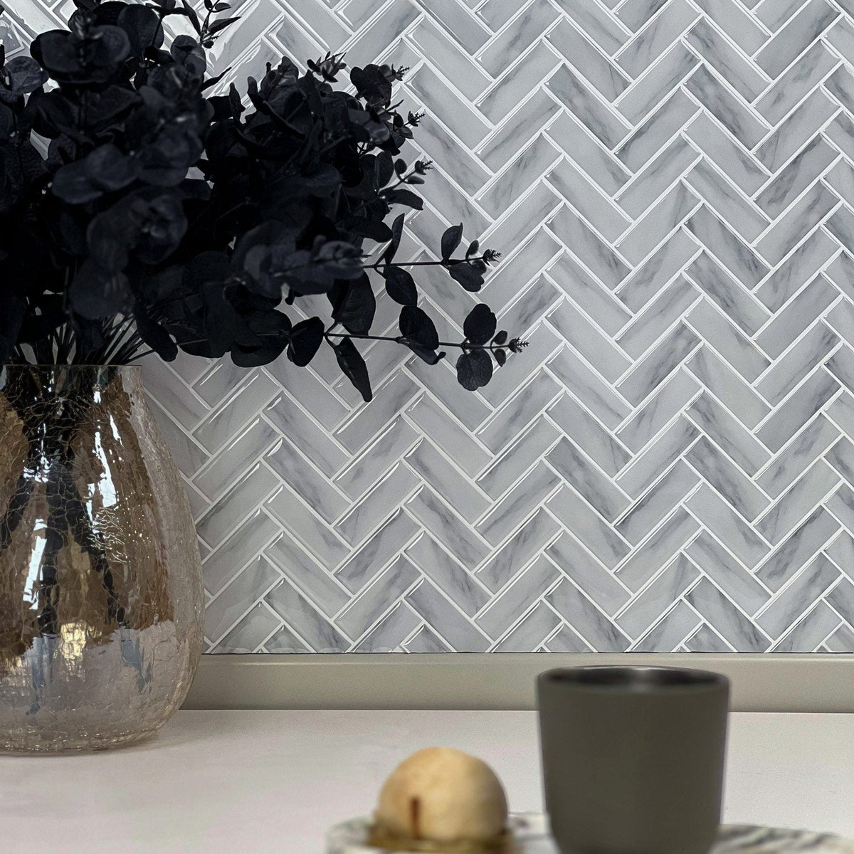Fishbone Tile Layout Fishbone Relics Stickwoll Tiles – Peel and Stick Tile Backsplash