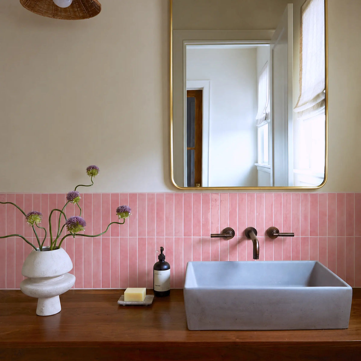 【美品】anatairo EQUALS WALL レギュラー　桜ピンク Sakura Bloom Stickwoll Peel&Stick Tiles for Kitchen Wall Backsplash