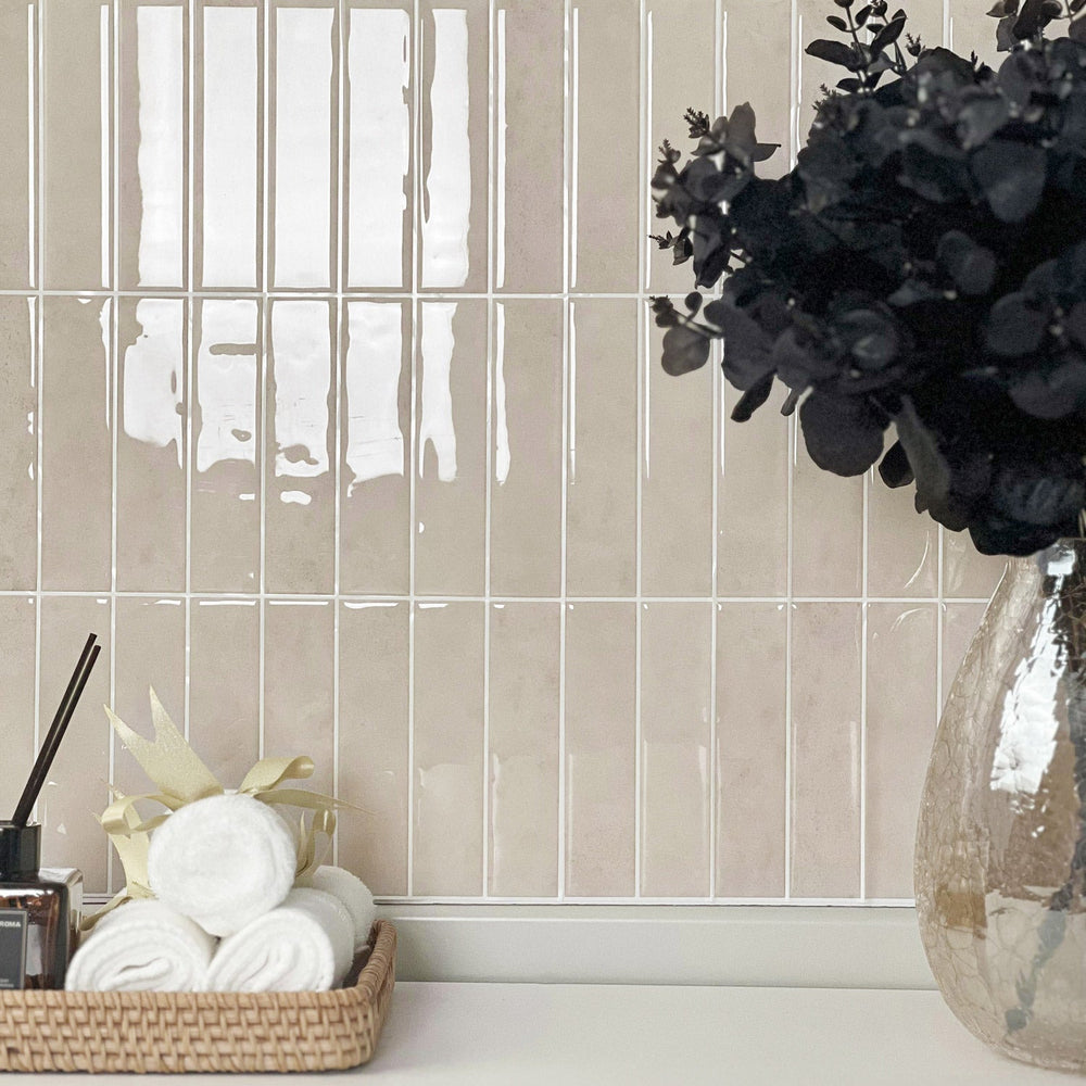 Almond Elixir Peel & Stick Tiles for Kitchen Wall Backsplash