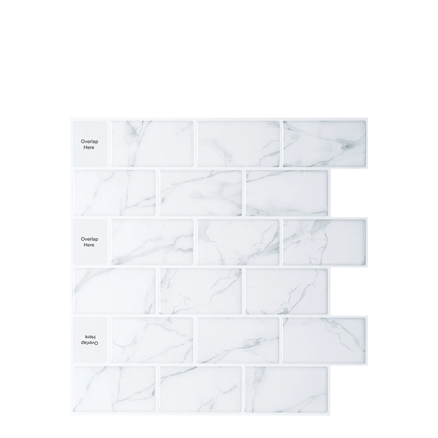 Stickwoll Subway Marble tile