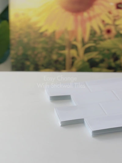 Stickwoll peel&stick tiles video